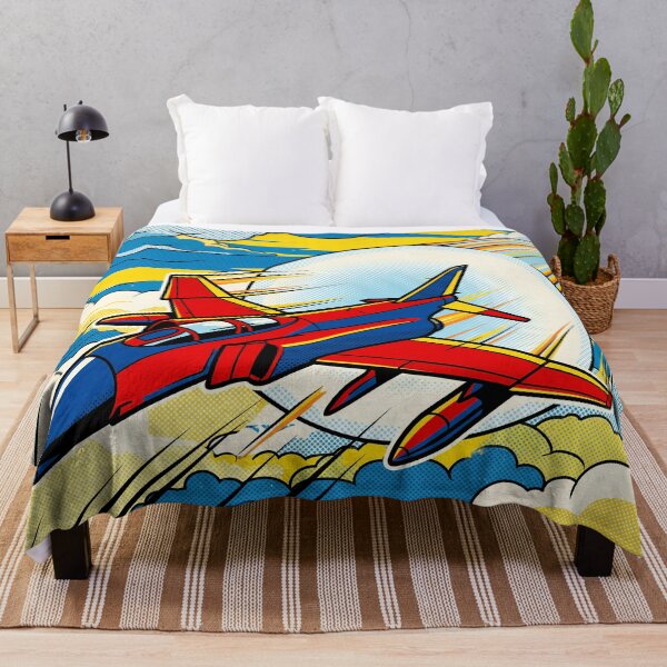 Item preview, Vintage Pop Art Jet Fighter designed and sold by Design-Illusi0n.