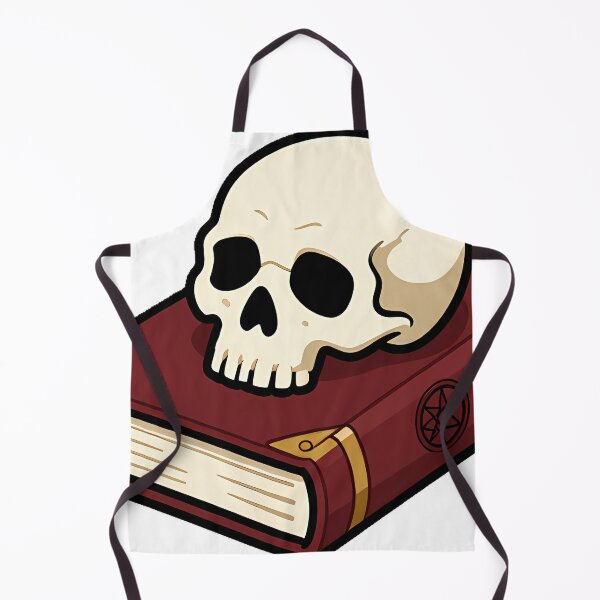 Item preview, Gothic Skull on Ancient Tome designed and sold by IllumeInk.