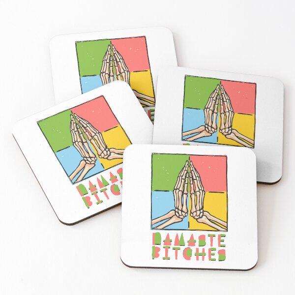 Item preview, Namaste Bitches - Praying Skeleton Yoga Instructor designed and sold by sXe-art.