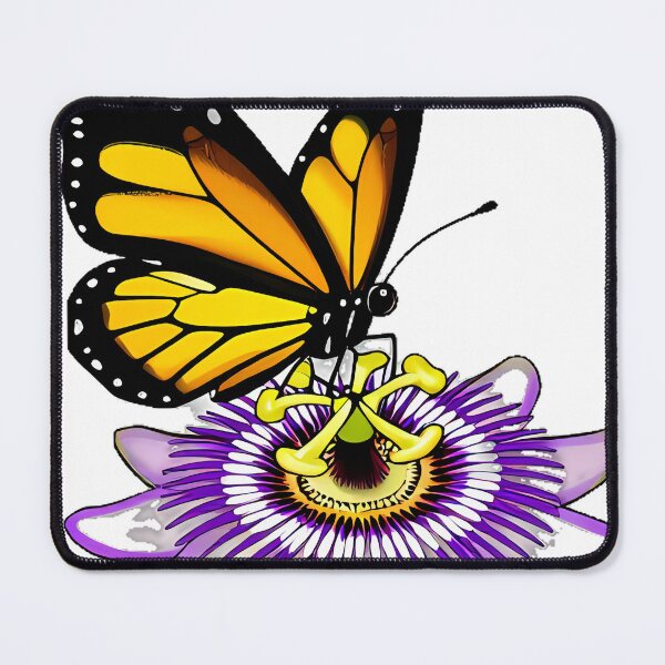 Item preview, Zebra Longwing Butterfly on Passion Flower designed and sold by pumsquare.