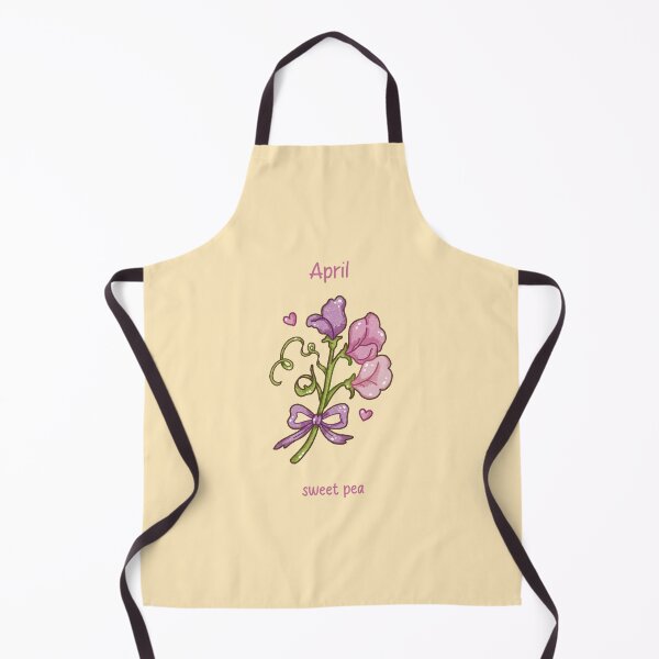 Item preview, April Birth Flower – Sweet Pea designed and sold by TheRightNotes.