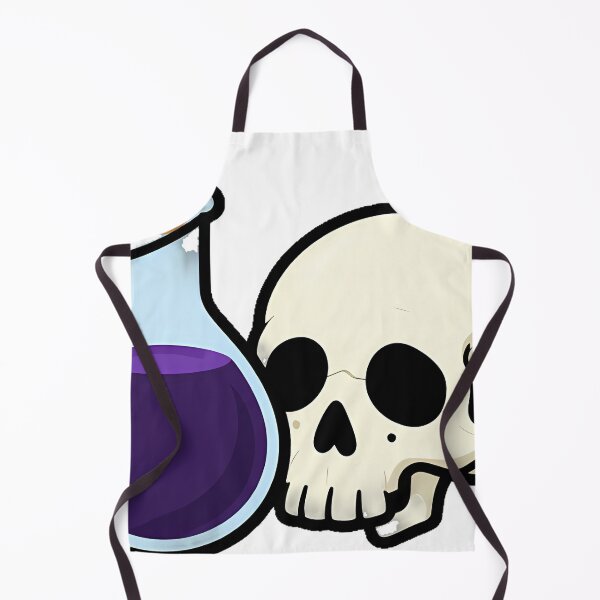 Item preview, Gothic Skull with Potion Vial designed and sold by IllumeInk.