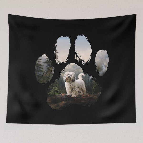 Item preview, Funny Coton de Tulear Paw Foggy Mountain Tree Mom Dad Kids designed and sold by rafaeltto.