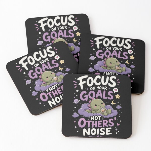 Item preview, Focus On Your Goals Not Others' Noise | Cute Kawaii Dino T-Shirt designed and sold by Kinjaljoshi9999.