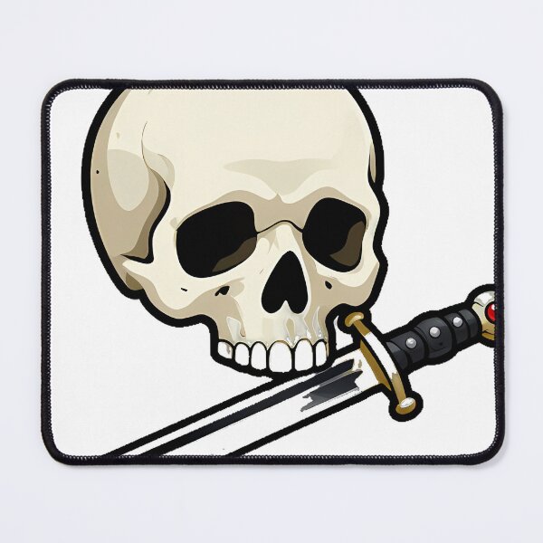 Item preview, Gothic Skull with Obsidian Dagger designed and sold by IllumeInk.