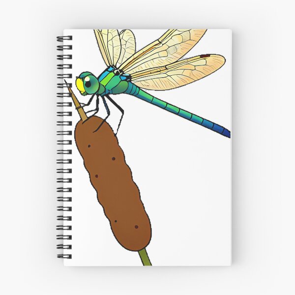 Item preview, Dragonfly on Cattail designed and sold by pumsquare.