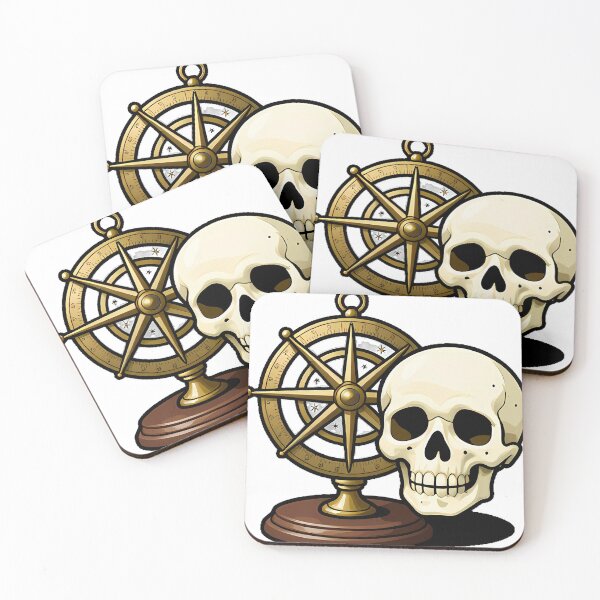 Item preview, Gothic Skull with Brass Astrolabe designed and sold by IllumeInk.