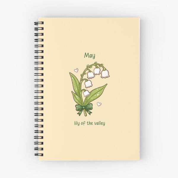 Item preview, May Birth Flower – Lily Of The Valley designed and sold by TheRightNotes.