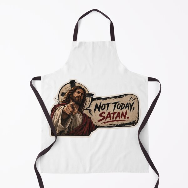 Item preview, jesus not today satan meme designed and sold by PatternFly.
