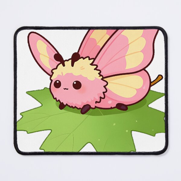 Item preview, Rosy Maple Moth on Maple Leaf designed and sold by pumsquare.