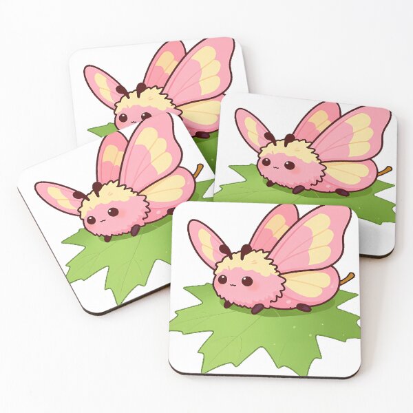 Item preview, Rosy Maple Moth on Maple Leaf designed and sold by pumsquare.