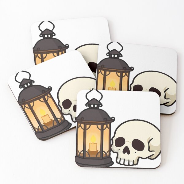 Item preview, Gothic Skull with Lantern designed and sold by IllumeInk.