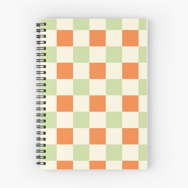 Item preview, Orange and Green Checkered Pattern designed and sold by The Innocent Ghost Project.