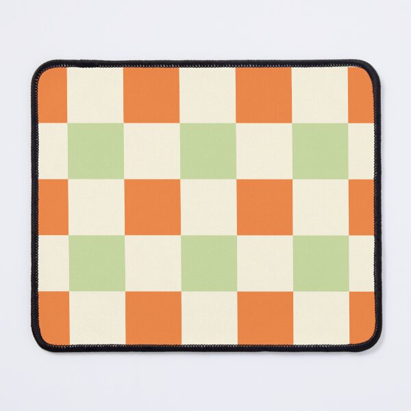 Item preview, Orange and Green Checkered Pattern designed and sold by The Innocent Ghost Project.