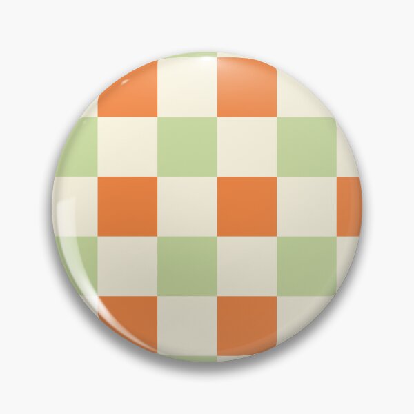 Item preview, Orange and Green Checkered Pattern designed and sold by The Innocent Ghost Project.