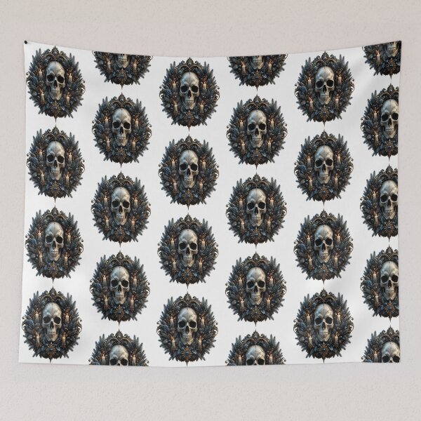 Item preview, Gothic Skull Wreath-#darkacademia # designed and sold by mo-carnival.