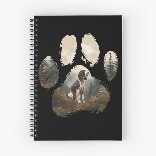 Item preview, Funny English Springer Spaniel Paw Foggy Mountain Tree Mom Dad Kids designed and sold by rafaeltto.