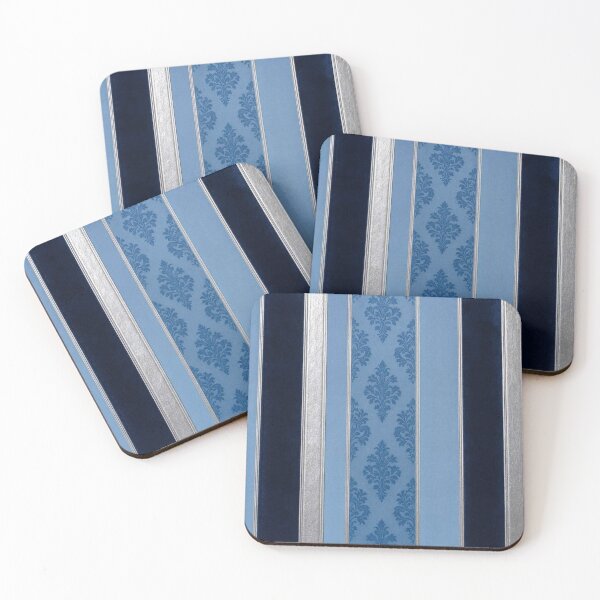 Item preview, Blue Striped Damask designed and sold by DesignsByPrnces.
