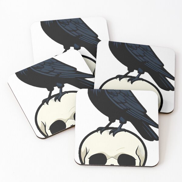 Item preview, Gothic Skull with Raven designed and sold by IllumeInk.