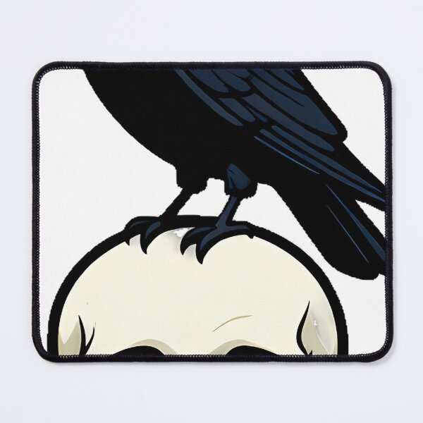 Item preview, Gothic Skull with Raven designed and sold by IllumeInk.