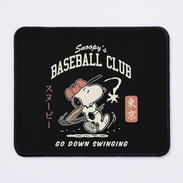 Item preview, Peanuts Snoopy's Baseball Club - Go Down Swinging Fanart designed and sold by Gbriel3.