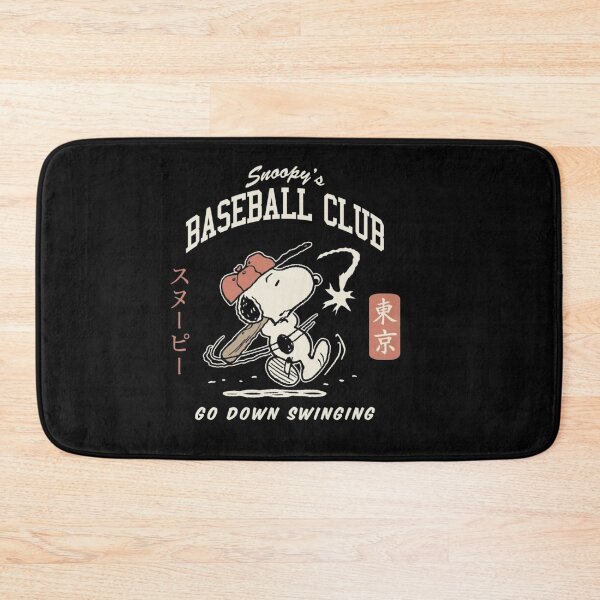 Item preview, Peanuts Snoopy's Baseball Club - Go Down Swinging Fanart designed and sold by Gbriel3.