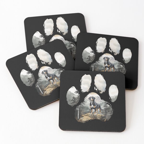 Item preview, Funny Entlebucher Mountain Paw Foggy Mountain Tree Mom Dad Kids designed and sold by rafaeltto.