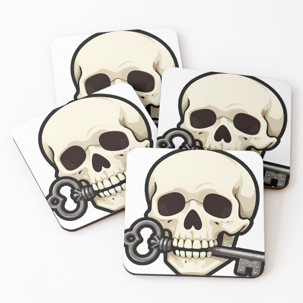 Item preview, Gothic Skull with Key designed and sold by IllumeInk.