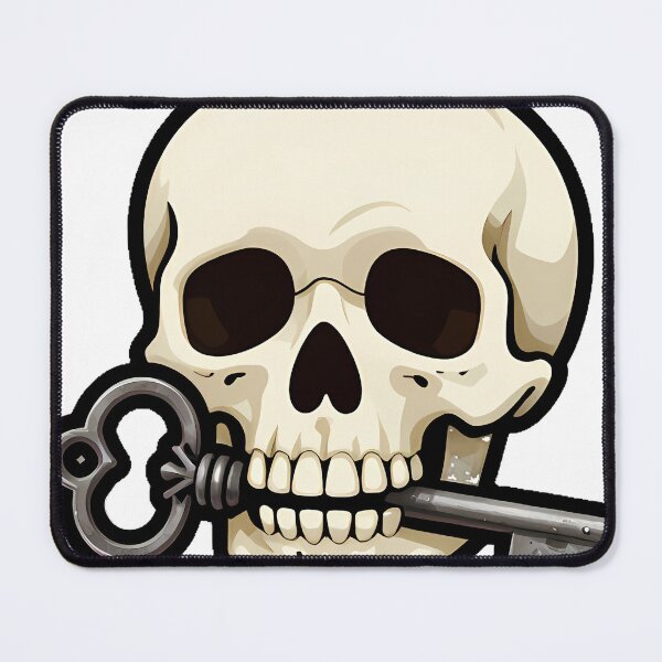 Item preview, Gothic Skull with Key designed and sold by IllumeInk.