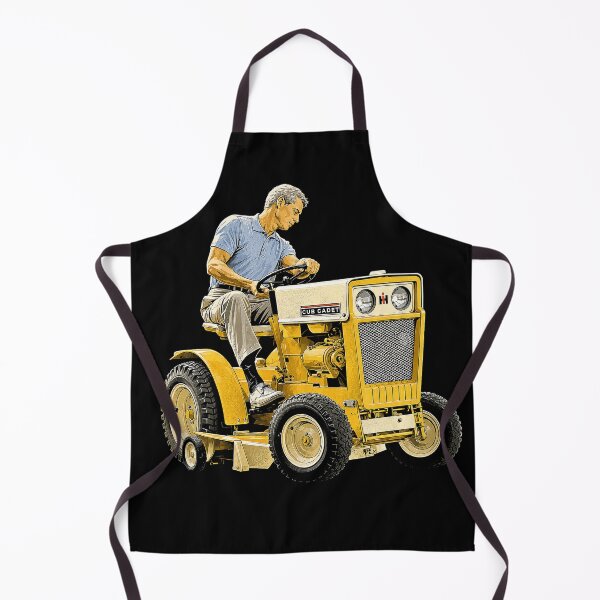 Item preview, Vintage Cub Cadet Garden Tractor Art – Classic Yellow Riding Mower Illustration designed and sold by Stinky Lincy's Apparel Company.