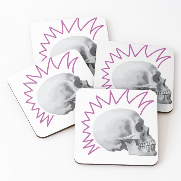 Item preview, Punk Skull Pink designed and sold by kerriestuff.