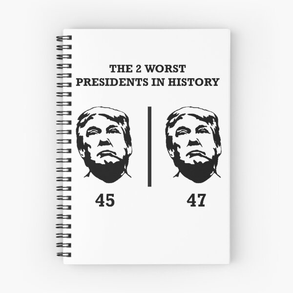 Item preview, Anti Trump Worst President In History 45 47 designed and sold by GaffaDesigns.