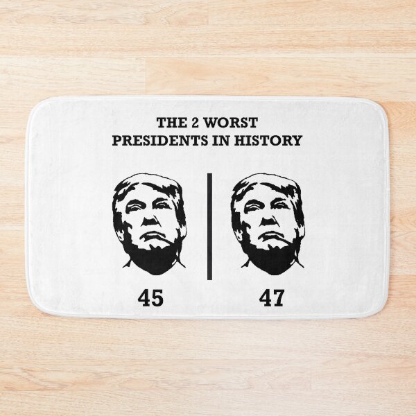 Item preview, Anti Trump Worst President In History 45 47 designed and sold by GaffaDesigns.