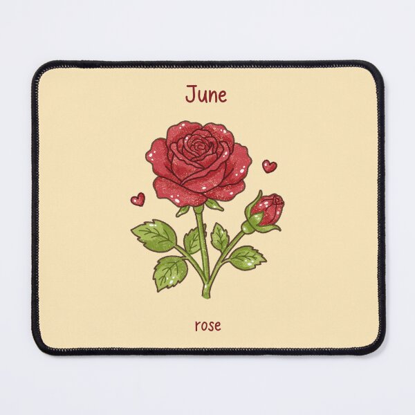 Item preview, June Birth Flower – Rose designed and sold by TheRightNotes.