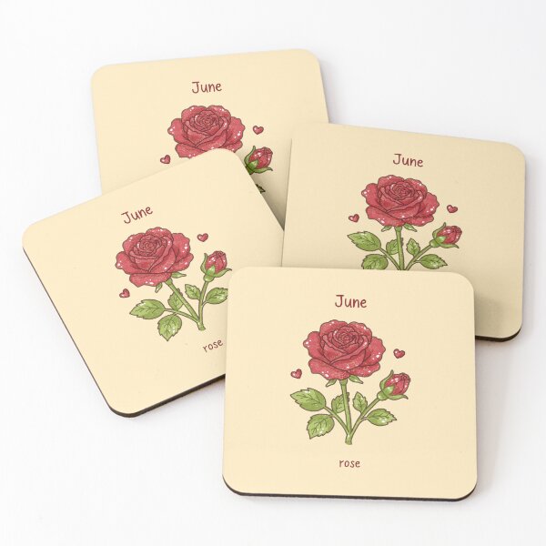 Item preview, June Birth Flower – Rose designed and sold by TheRightNotes.