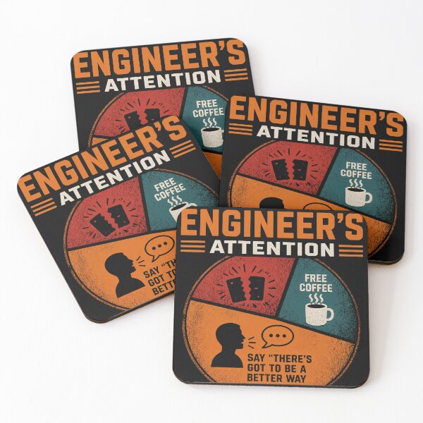 Item preview, How to Get an Engineer's Attention Pie Chart Funny Engineering Humor designed and sold by viectory.