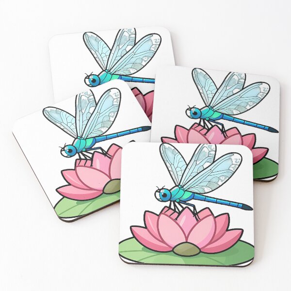 Item preview, Dragonfly on Water Lily designed and sold by pumsquare.