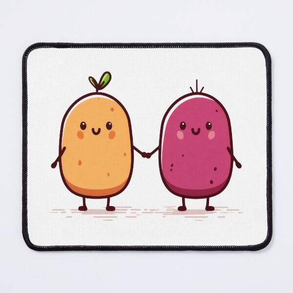 Item preview, Cute potatoes holding hands designed and sold by Baart72.