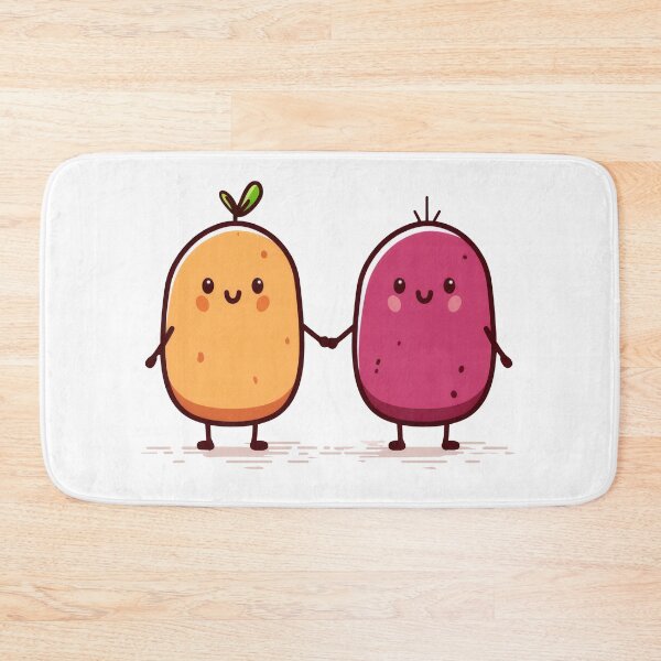 Item preview, Cute potatoes holding hands designed and sold by Baart72.
