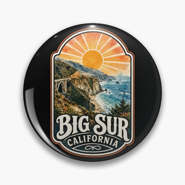 Item preview, Big Sur California Coast Watercolor Travel designed and sold by TomFrontierArt.