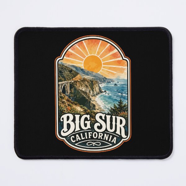 Item preview, Big Sur California Coast Watercolor Travel designed and sold by TomFrontierArt.