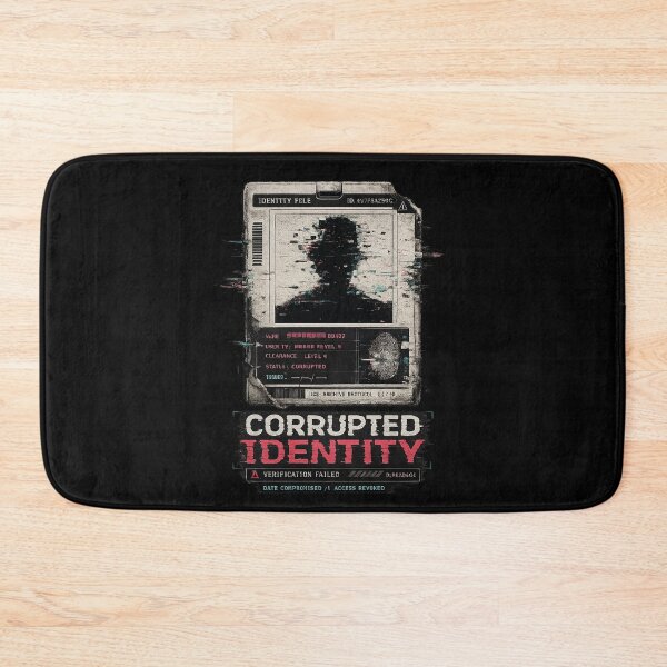 Item preview, Corrupted Identity – Verification Failed ID Card designed and sold by JupiterGlitchEmpire.