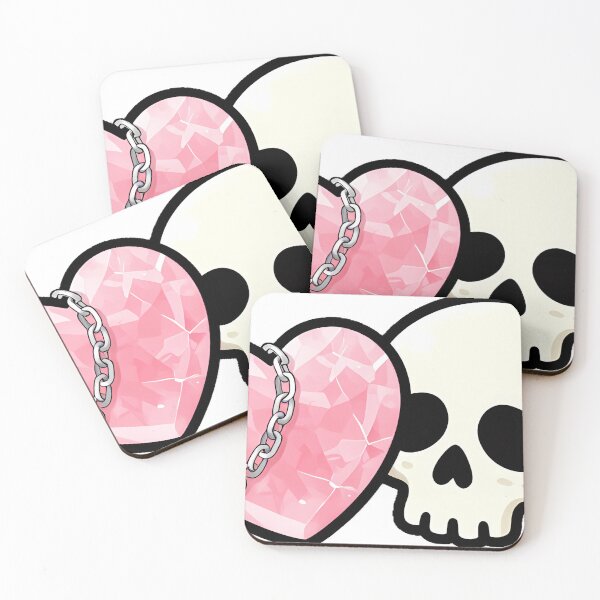Item preview, Gothic Skull with Rose Quartz designed and sold by IllumeInk.