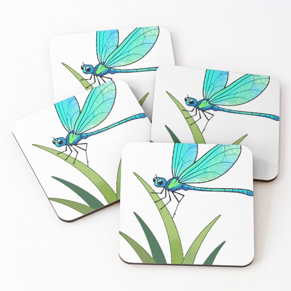 Item preview, Cute Damselfly on Reed designed and sold by pumsquare.