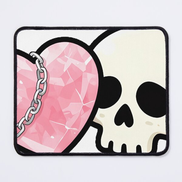Item preview, Gothic Skull with Rose Quartz designed and sold by IllumeInk.
