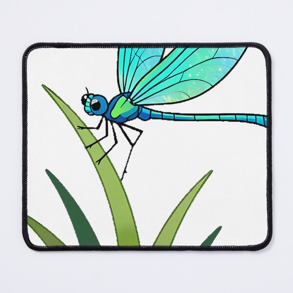 Item preview, Cute Damselfly on Reed designed and sold by pumsquare.