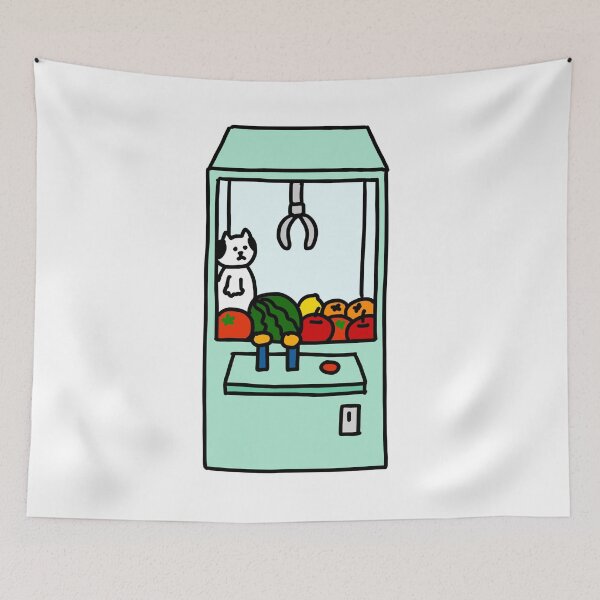 Item preview, a Cat in the claw machine designed and sold by superbaechoo.
