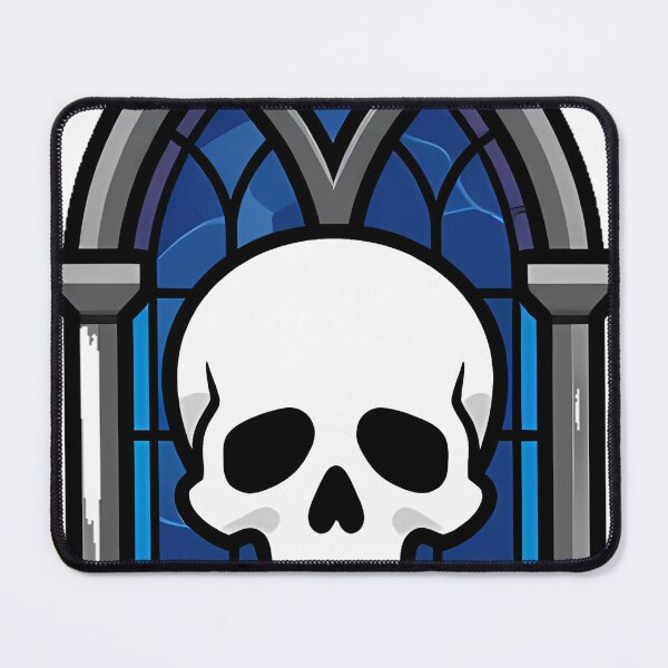Item preview, Gothic Skull with Gothic Arch Window designed and sold by IllumeInk.