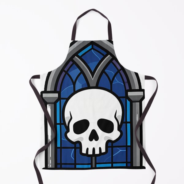 Item preview, Gothic Skull with Gothic Arch Window designed and sold by IllumeInk.
