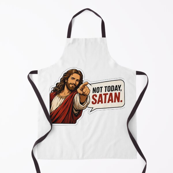 Item preview, jesus not today satan designed and sold by PatternFly.